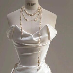 Vivienne Westwood Broken Pearl Necklace Wrap Around 2024